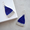 Dangle earrings - Royal blue