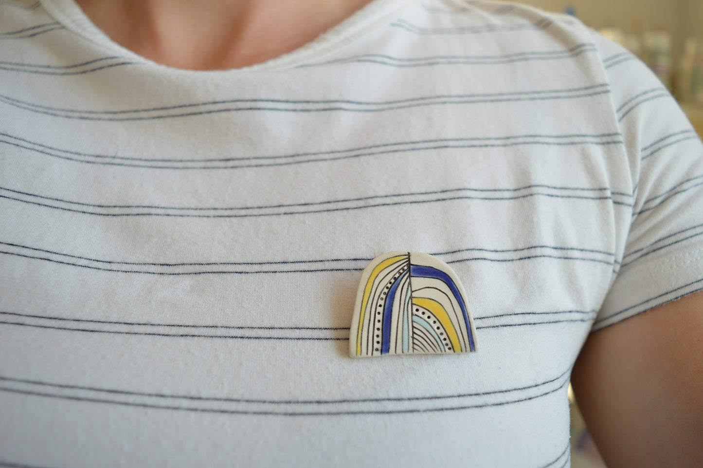 Geometric brooch III