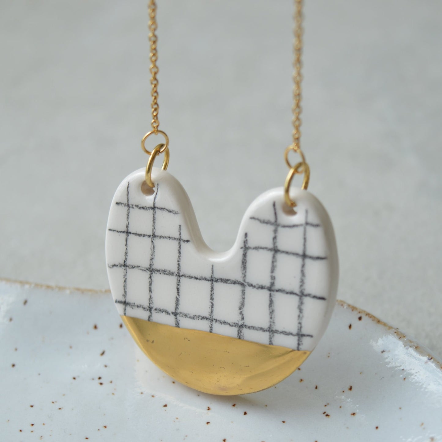 Pencil grid necklace II