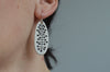 Long minimalist drop earrings