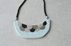 Silver clouds necklace