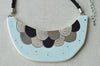 Silver clouds necklace