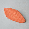 Orange textured brooch I