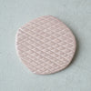 Dusky pink textured brooch I