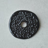 Black textured brooch I