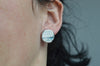 Textured stud earrings No. 3