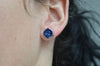 Textured stud earrings No. 1