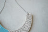 Sky blue statement necklace