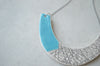Sky blue statement necklace