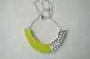 Lime green statement necklace