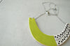 Lime green statement necklace