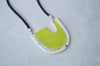 Lime green statement necklace
