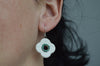 Floral drop earrings No. 4