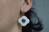 Floral drop earrings No. 1