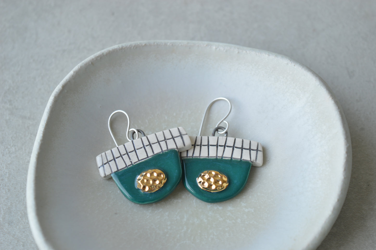 Geometric drop earrings III