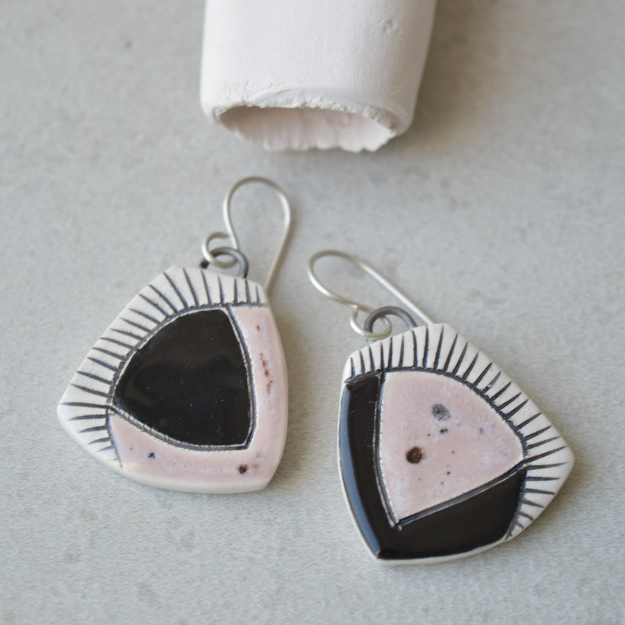 Geometric drop earrings IX
