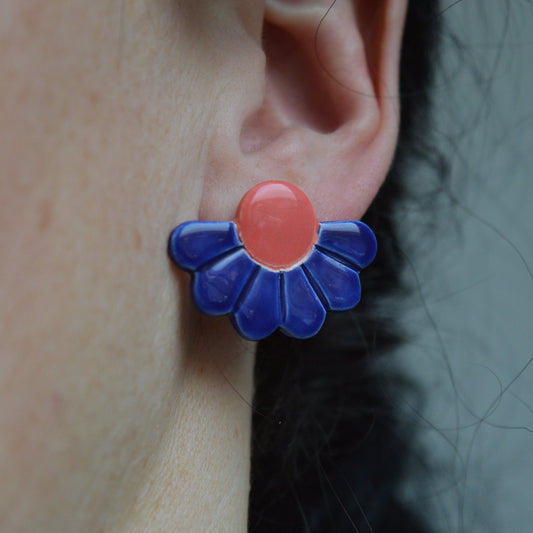Art deco stud earrings