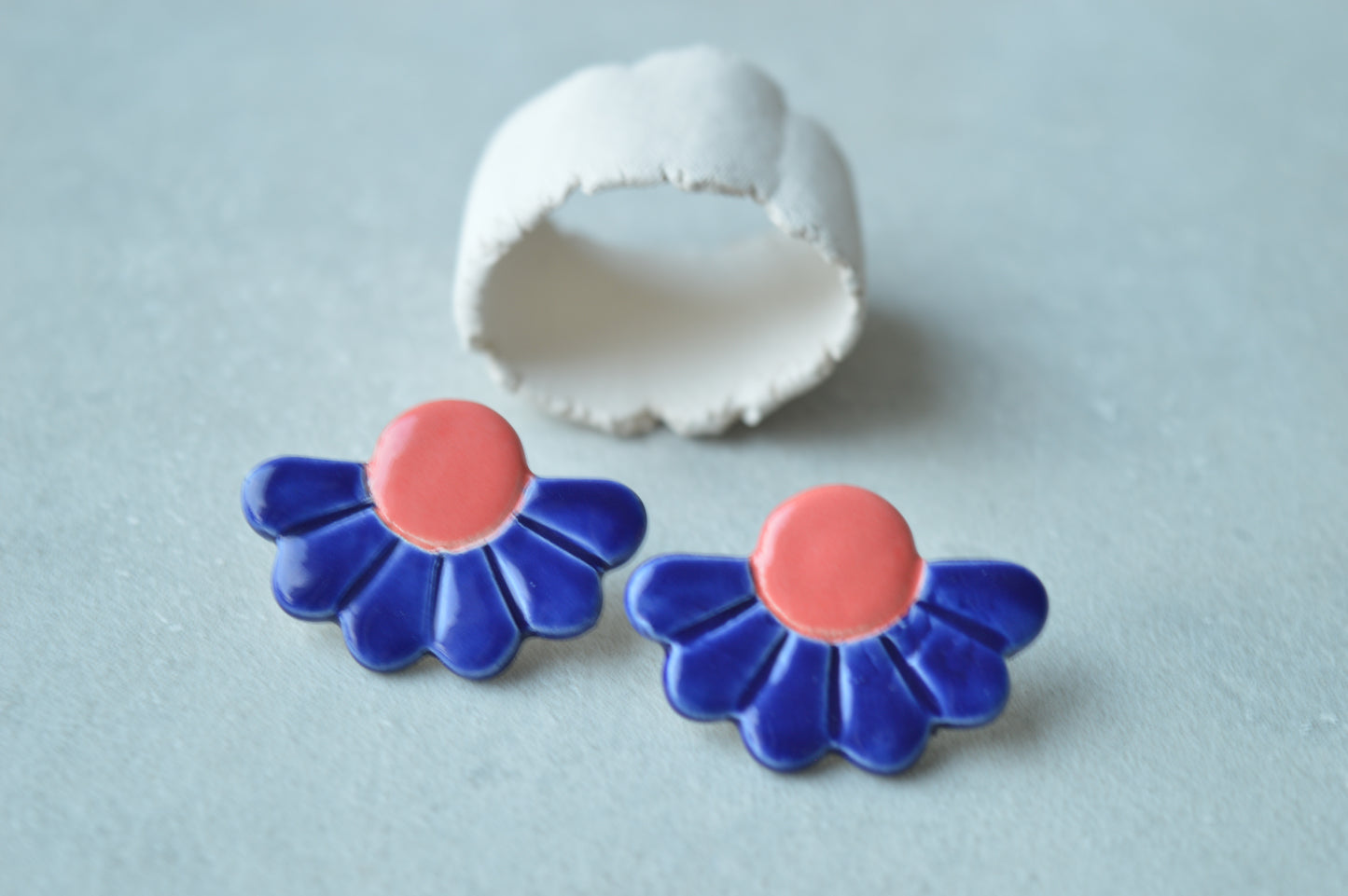 Art deco stud earrings