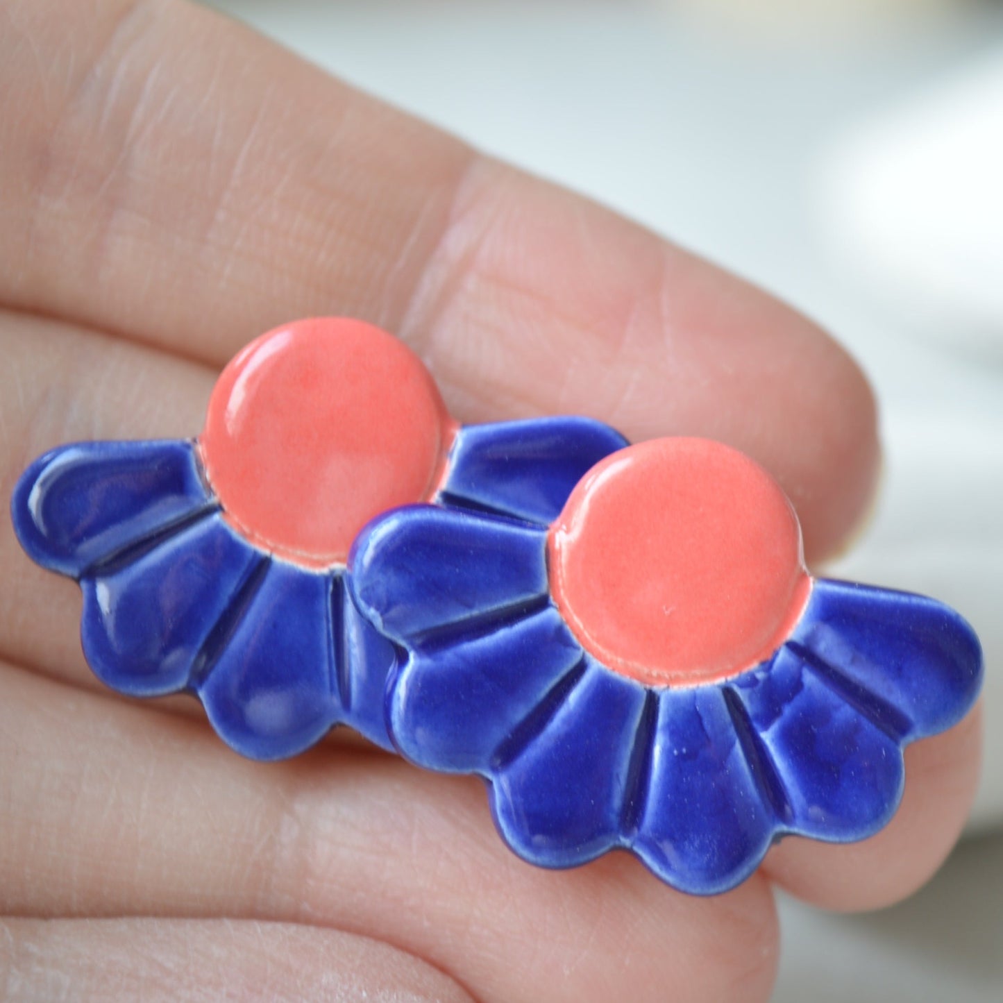 Art deco stud earrings