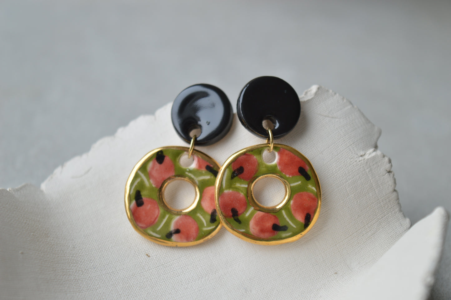 Berry earrings