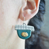 Geometric drop earrings III