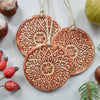 terracotta ceramic christmas ornaments