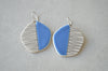 Blue kite earrings