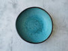 Pasta bowl (turquoise on black clay)
